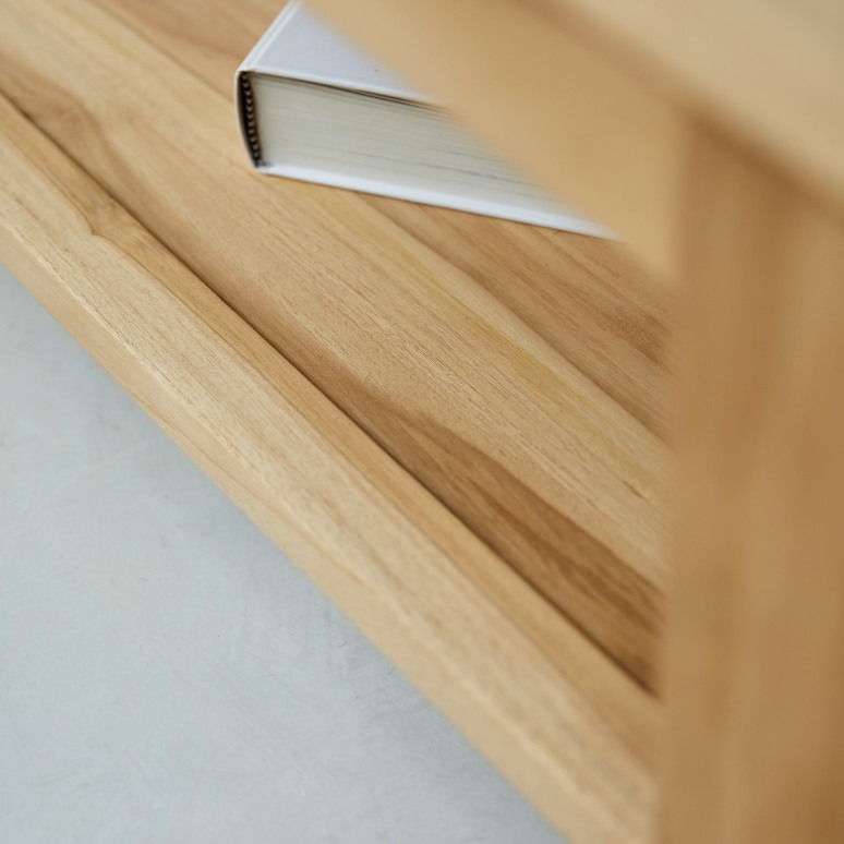 Eve - Tavolino quadrato in teak massello