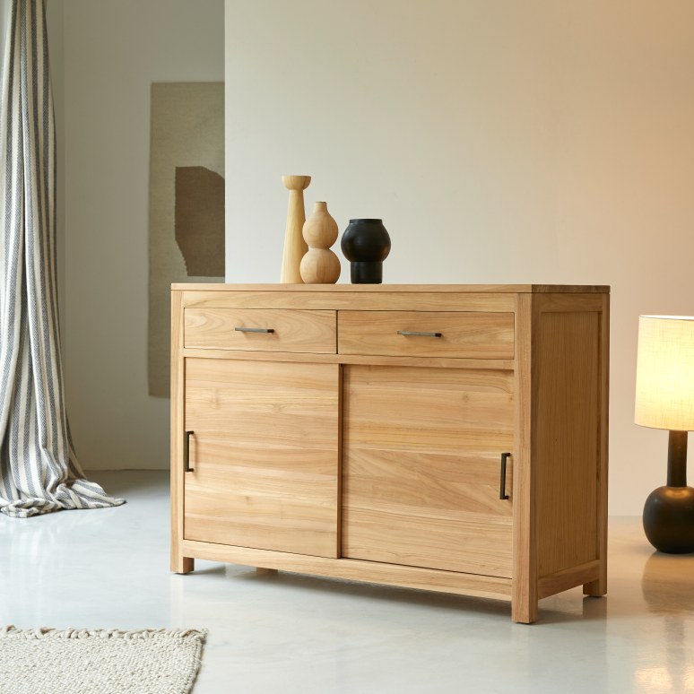 Maë - Buffet in teak massello 120 cm