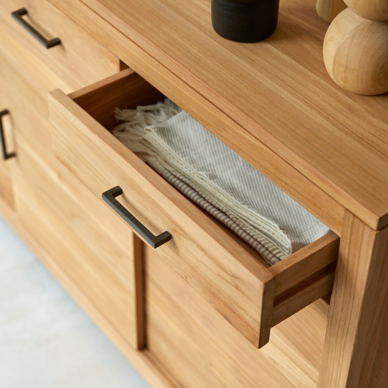 Maë - Teakhouten buffet 150 cm