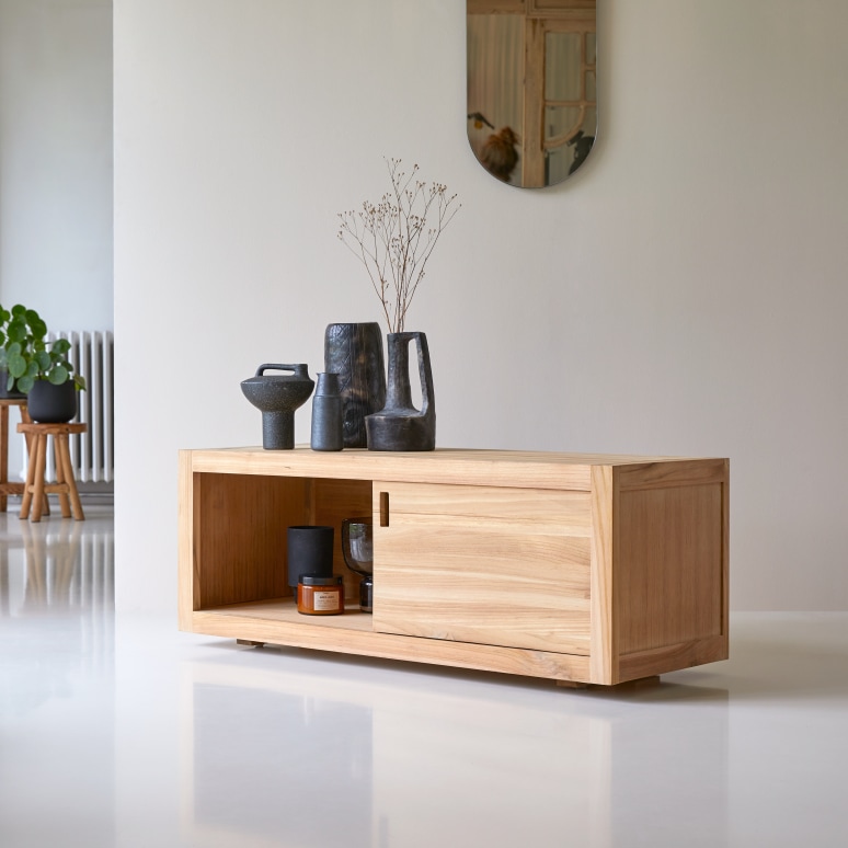 Adam - TV Schrank aus Teak 120 cm