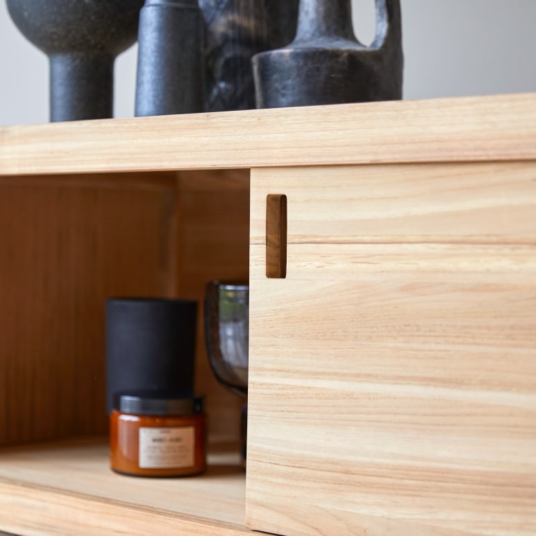 Adam - Teak tv-meubel 120 cm