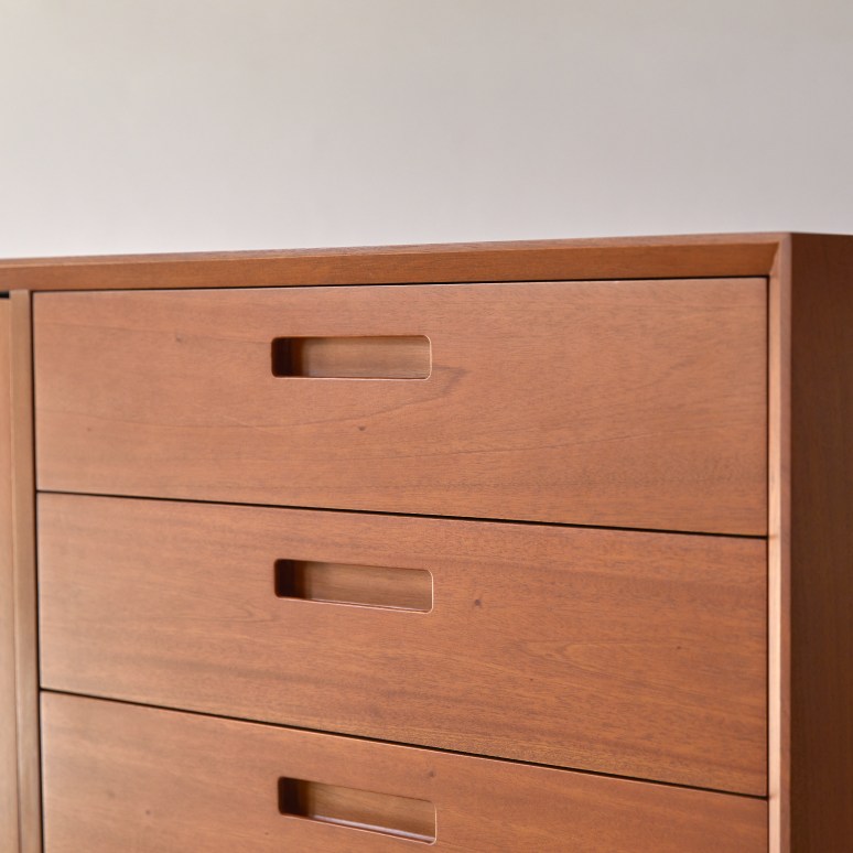 Magda 50's - Buffet aus massivem Mahagoniholz 200 cm