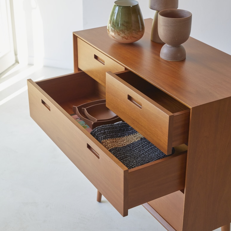Magda 50's - Commode en acajou massif