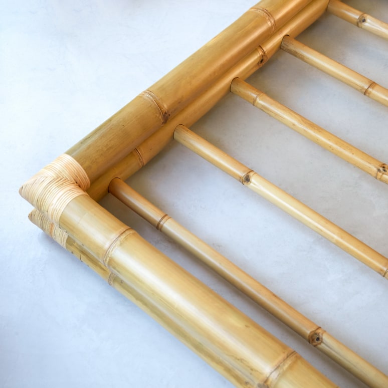 Balyss - Cama futón de bambú de 90 cm x 190 cm