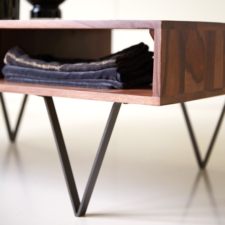 Metric - Coffee table in solid sheesham