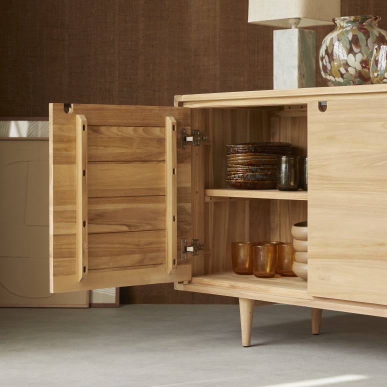 Jonàk - Buffet aus massivem Teakholz 145 cm