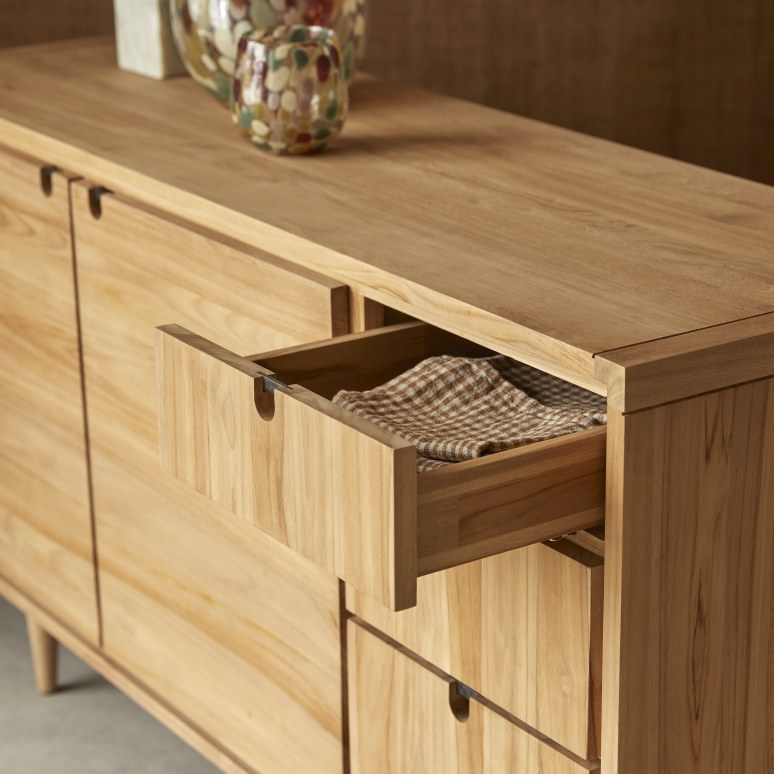 Jonàk - Massief teakhouten buffet 145 cm