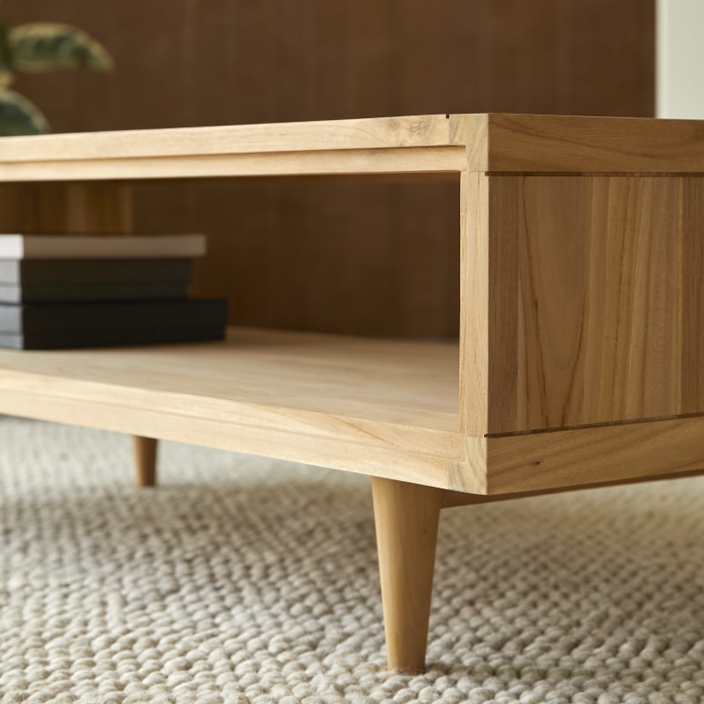 Jonàk - Solid teak coffee table