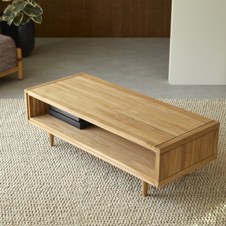Jonàk - Solid teak coffee table