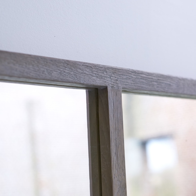 Louise - Hallway mirror in solid oak 160x70 cm