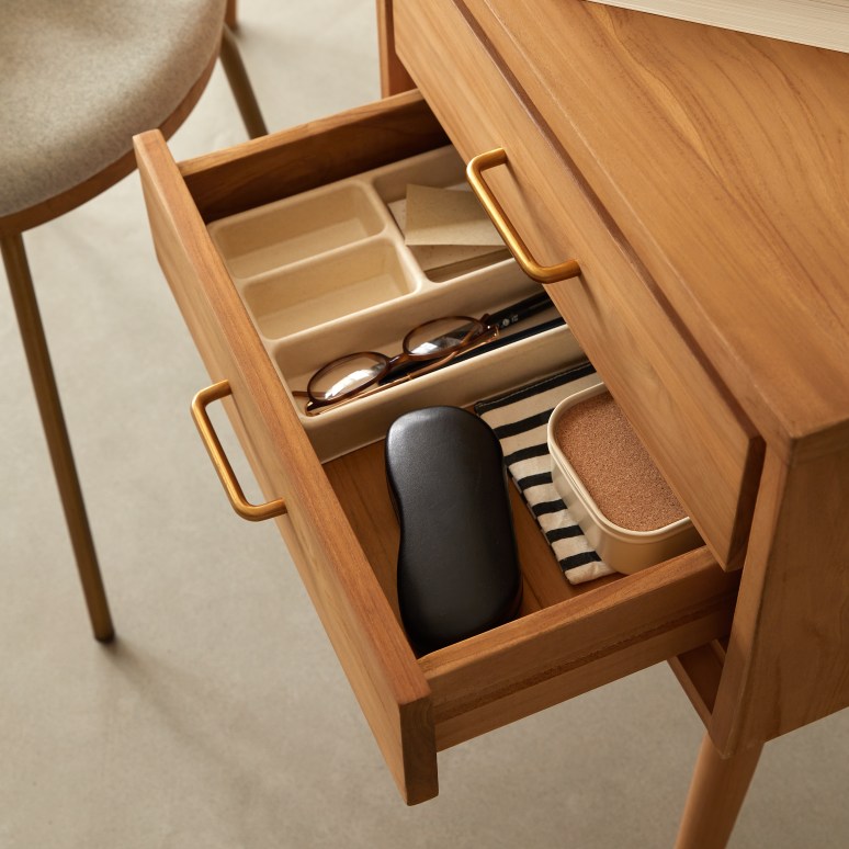 Kort - Scrivania in teak massello