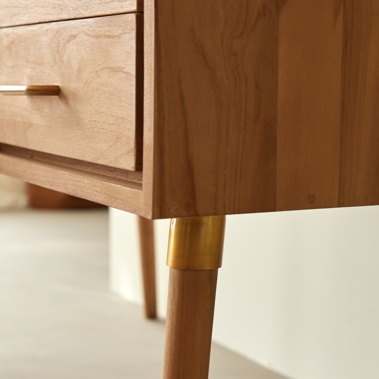 Kort - Scrivania in teak massello