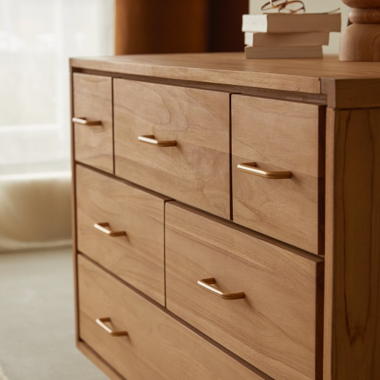 Kort - Commode en teck massif