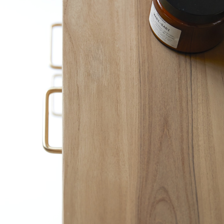 Kort - Chest of drawers in solid teak