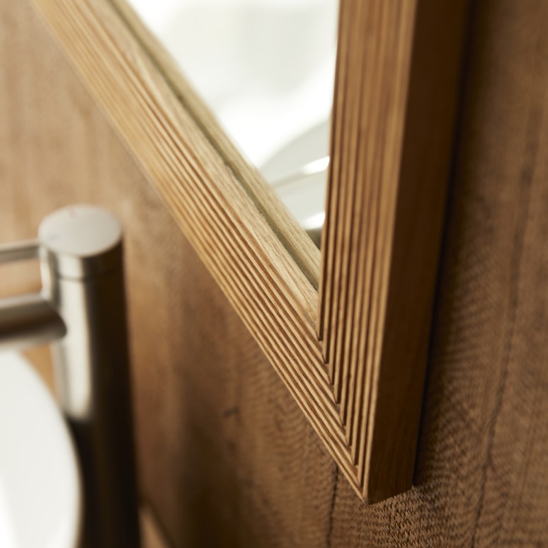 Karl - Solid oak mirror 70x50 cm