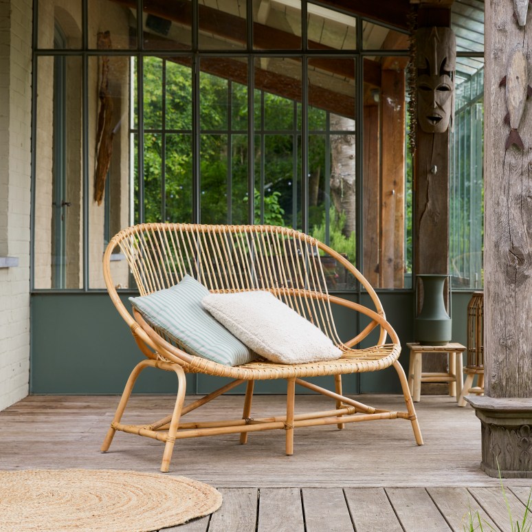 Leontie - Garden sofa in rattan