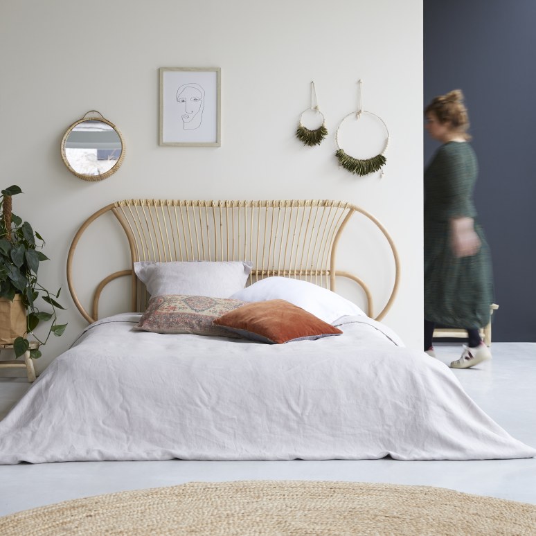 Leontie - Rattan King Size Headboard