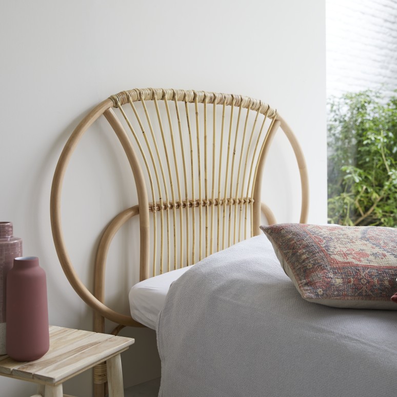 Leontie - Rotan hoofdbord 120 cm