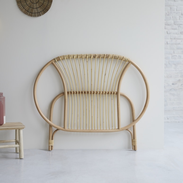 Leontie - Tête de lit en rotin 120 cm