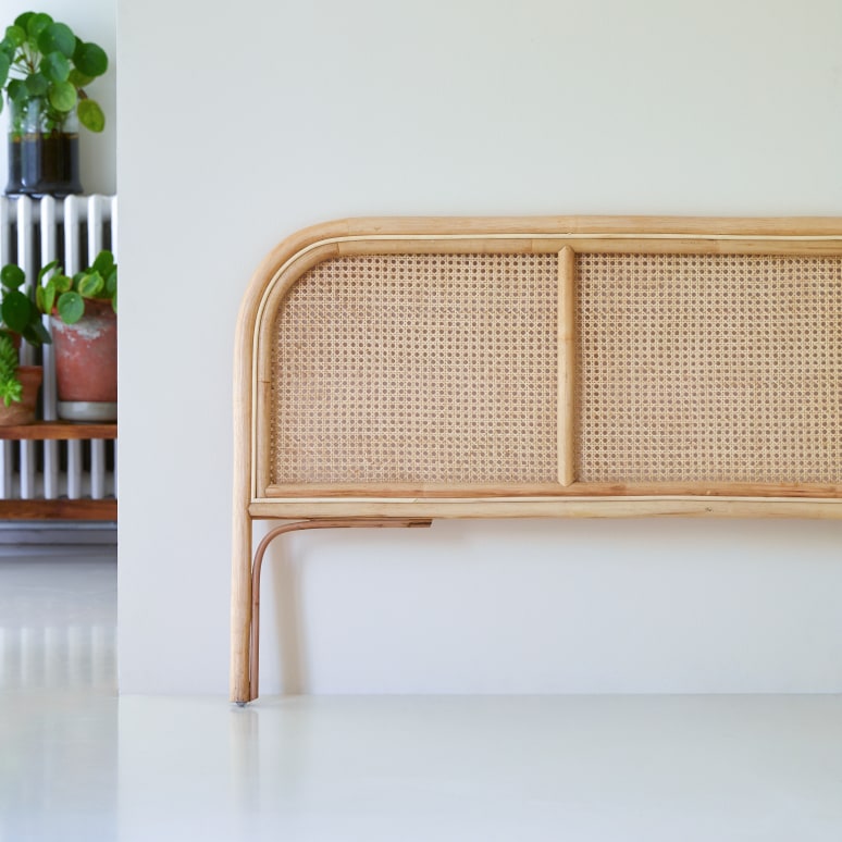 Joséphine - Kopfteil aus Rattan 160 cm