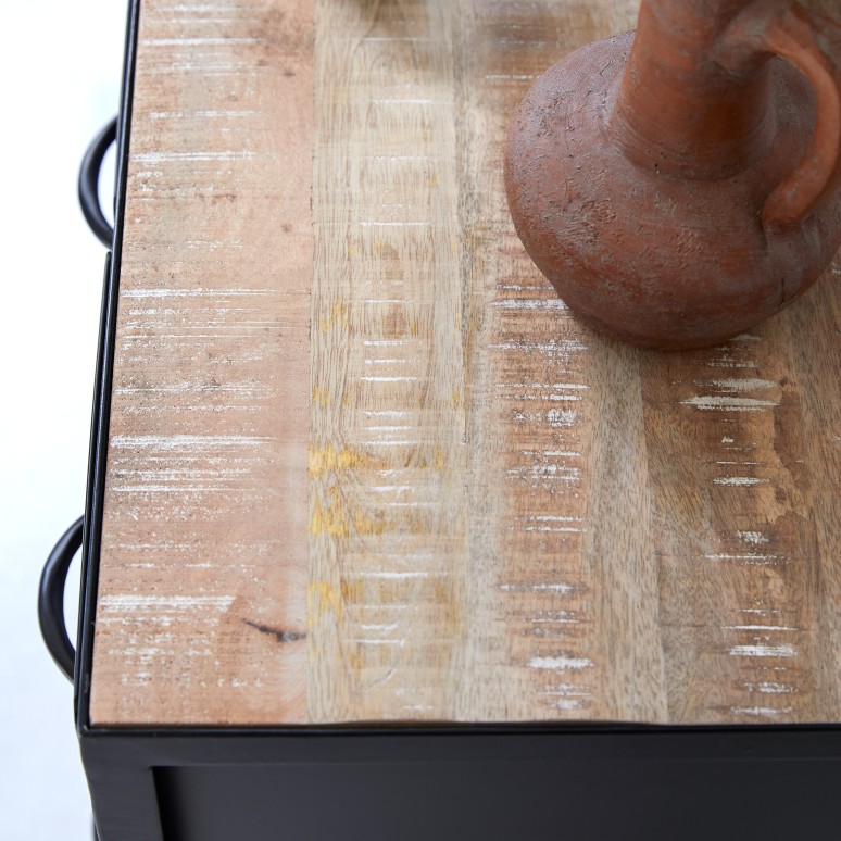 Industriel - Metal storage chest of drawers