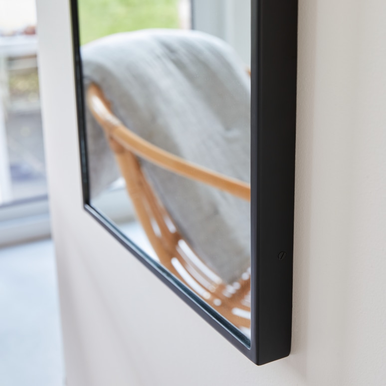 Nordic - Specchio decorativo in metallo 80x50 cm