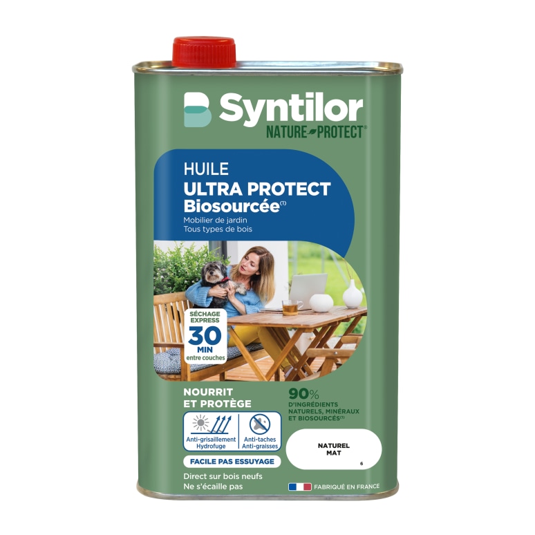 Syntilor - Aceite para muebles de jardín de 1L.