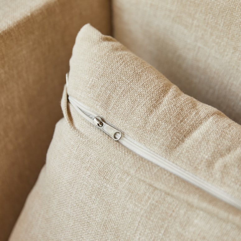 Metric - Fauteuil en palissandre massif et tissu