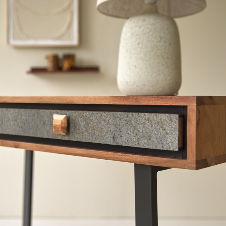 Temis - Bureau van massief acacia