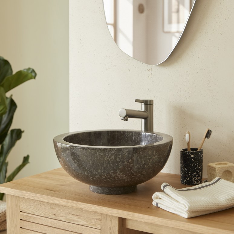 Bahya - Lavabo in marmo grey