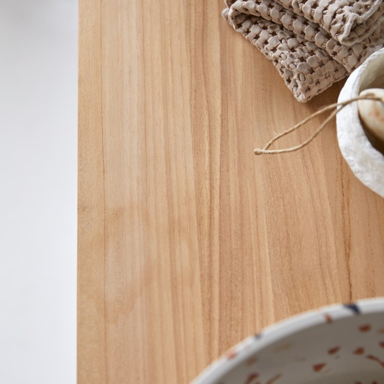 Jonàk - Meuble sous vasque en teck massif 145 cm