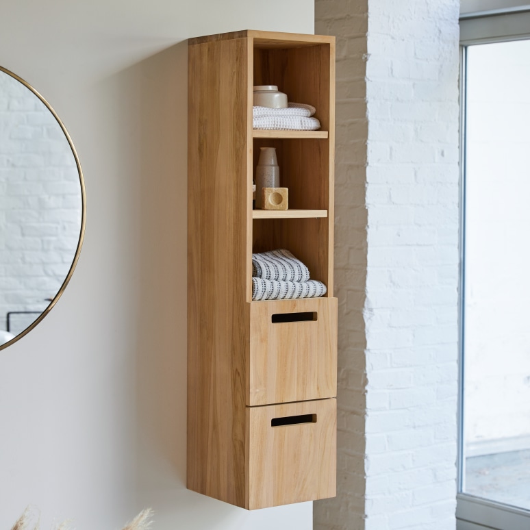 Line - Solid teak column