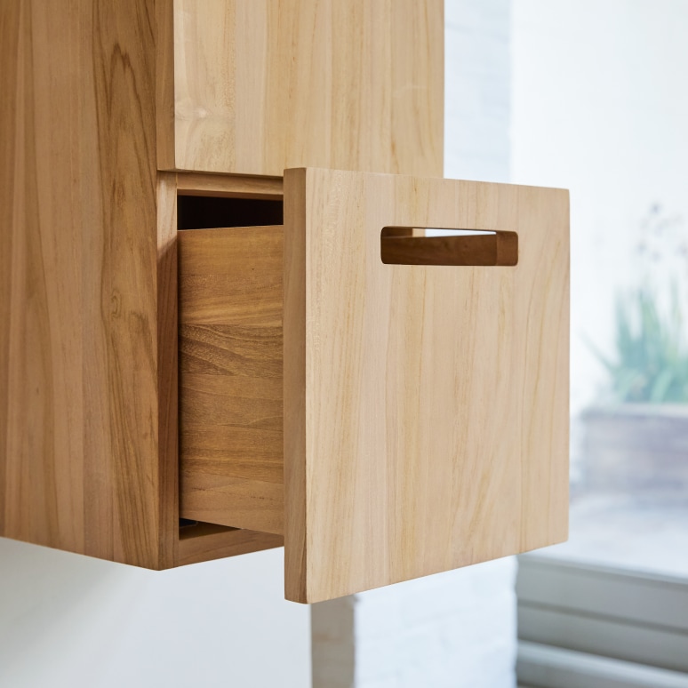 Line - Columna de teca maciza