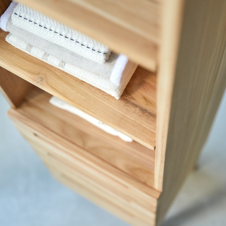 Slats - Solid teak column