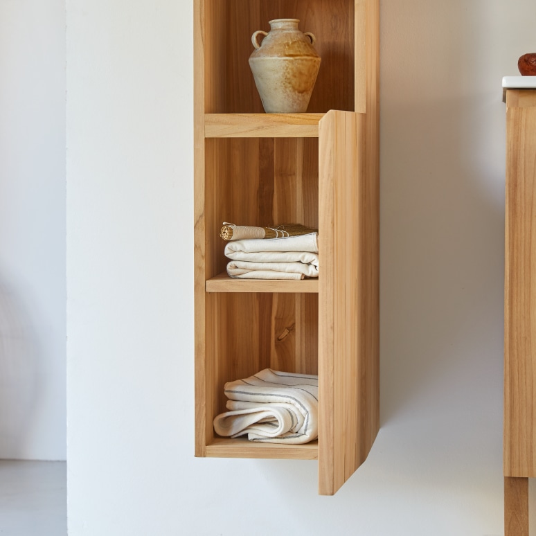 Jill - Solid teak column