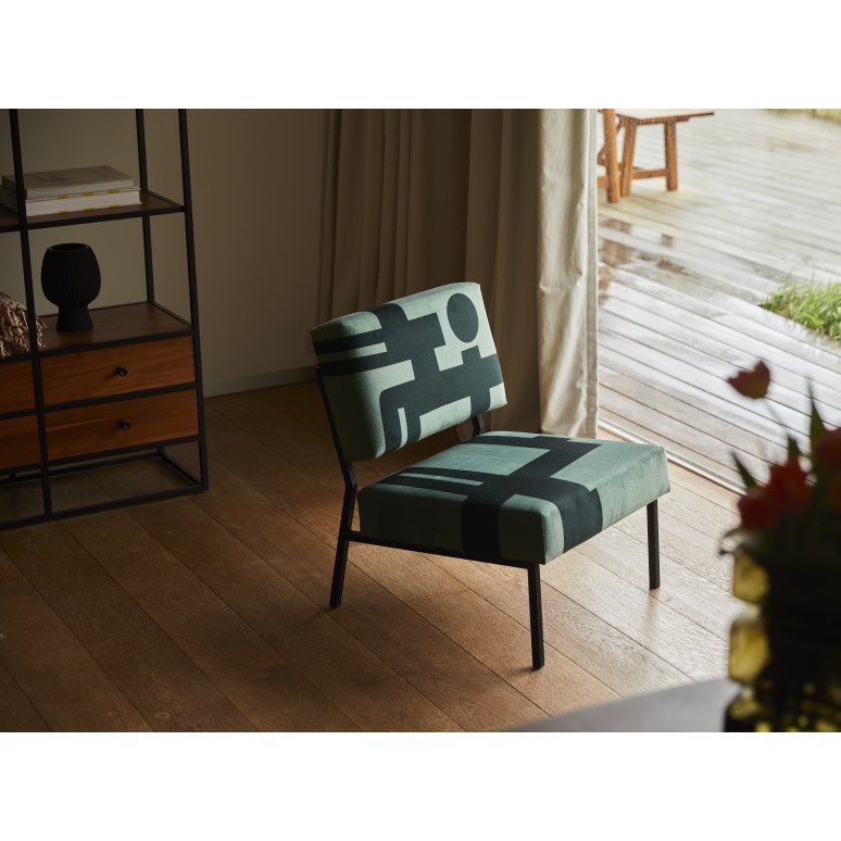 Barbican - Poltrona francese verde