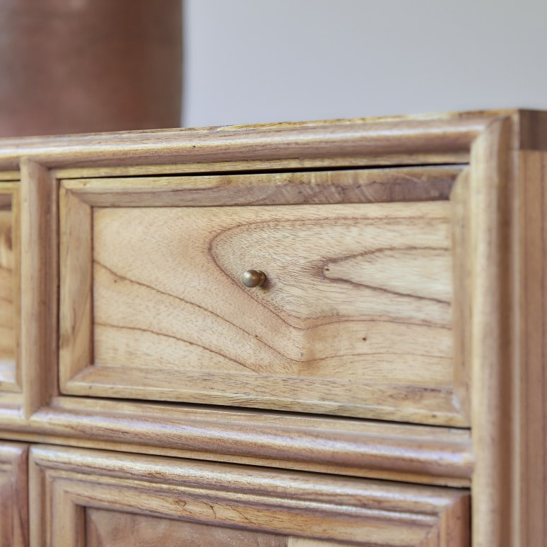 Alex - Mindi wood sideboard 120 cm