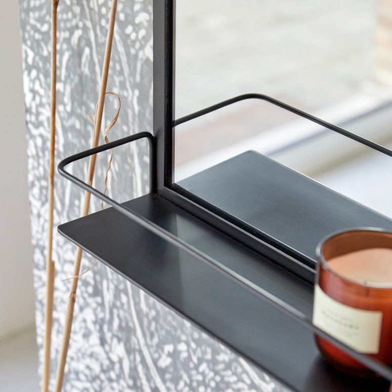 Lison - Decorative metal mirror 70x50 cm