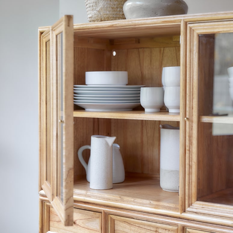 Alex - Credenza in legno di mindi