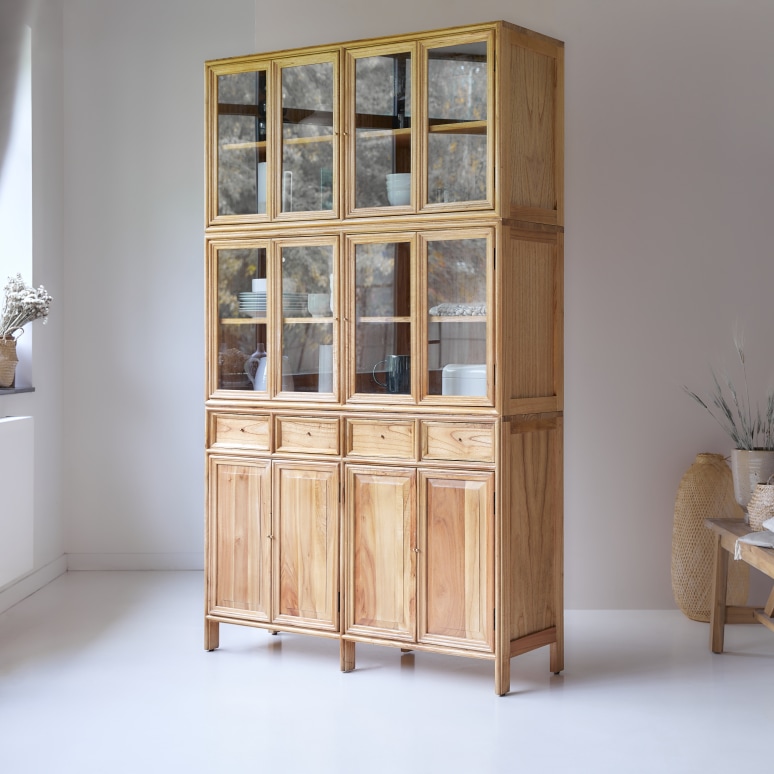 Alex - Double dresser in solid mindi wood