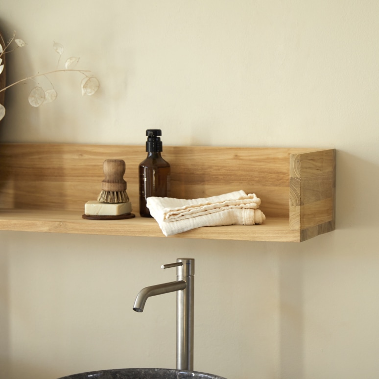 Arty - Mensola per il bagno in teak massello