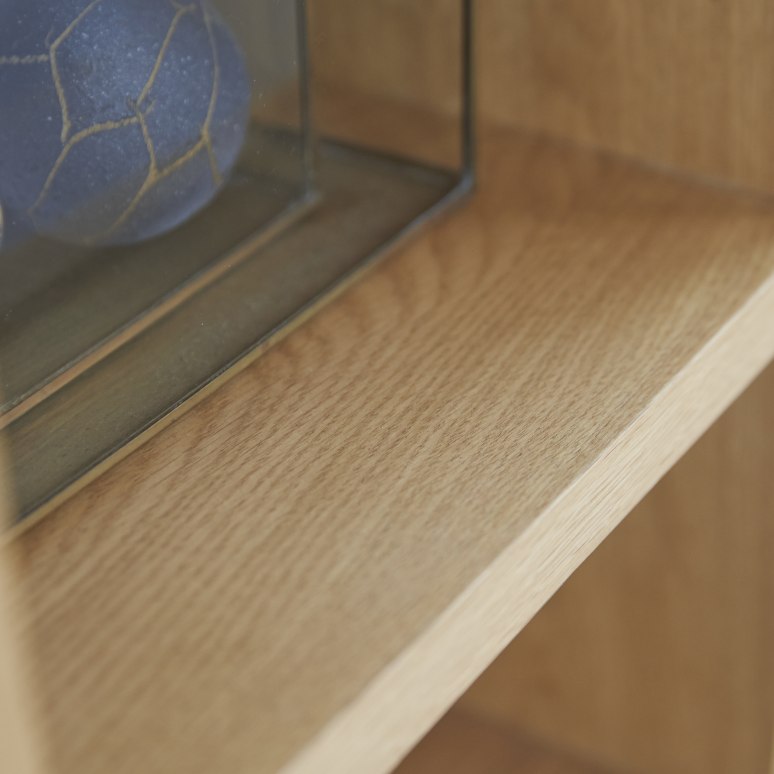 Eyota - Console en chêne et marbre