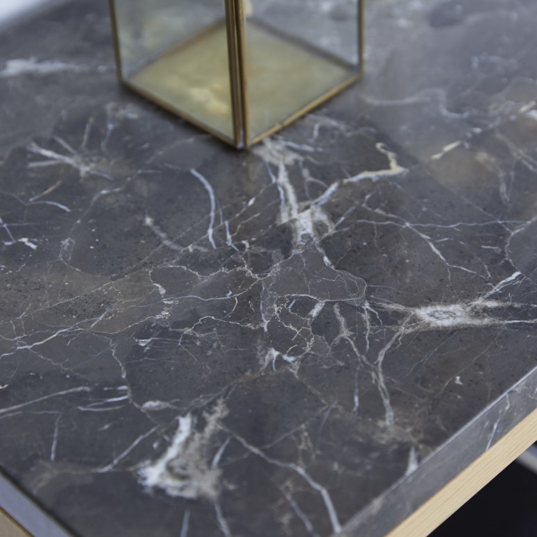 Eyota - Oak and marble console table