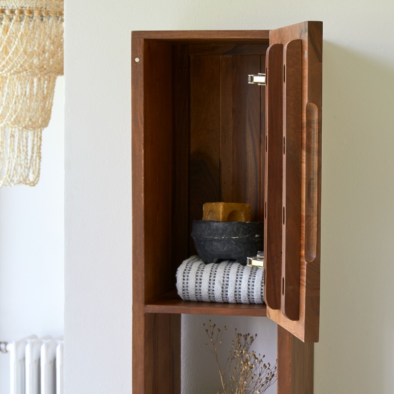 Nova - Hochschrank aus massivem Palisanderholz