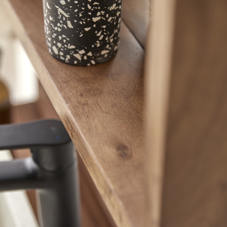 Easy - Specchio in legno di palissandro massello 70x45 cm