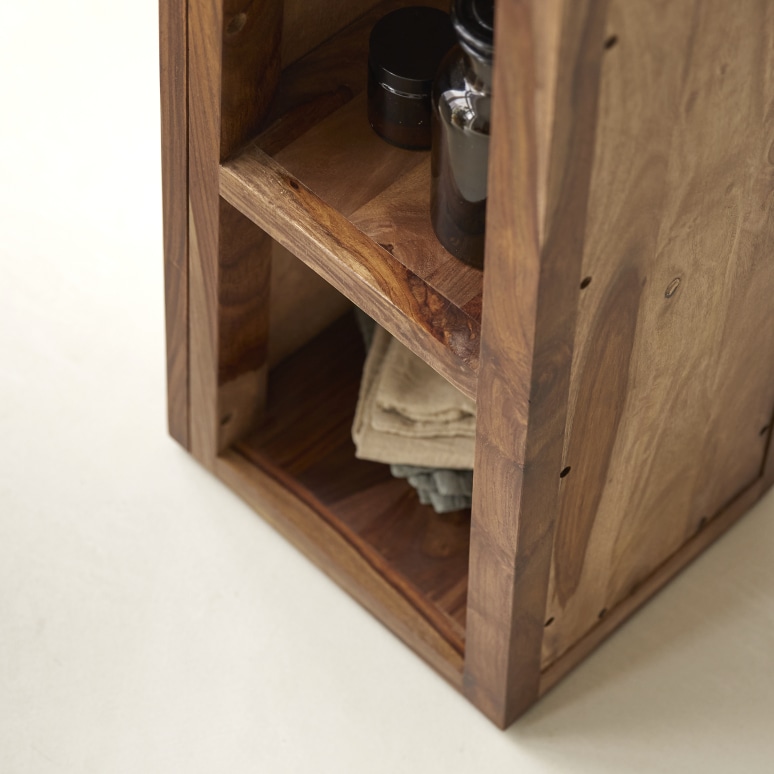 Twig - Schrägschrank aus massivem Palisanderholz