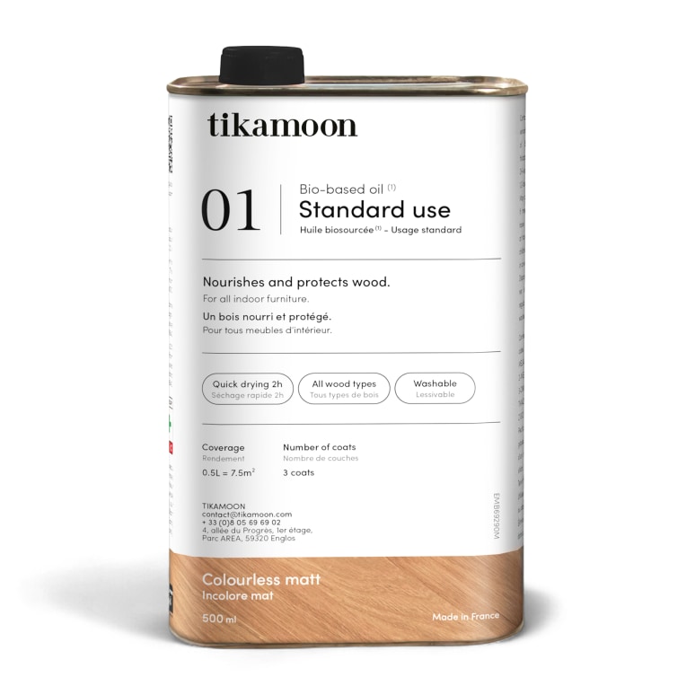 01 - Huile biosourcée Usage Standard 0,5L