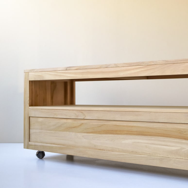 Anoa - TV Schrank aus massivem Teakholz 180 cm