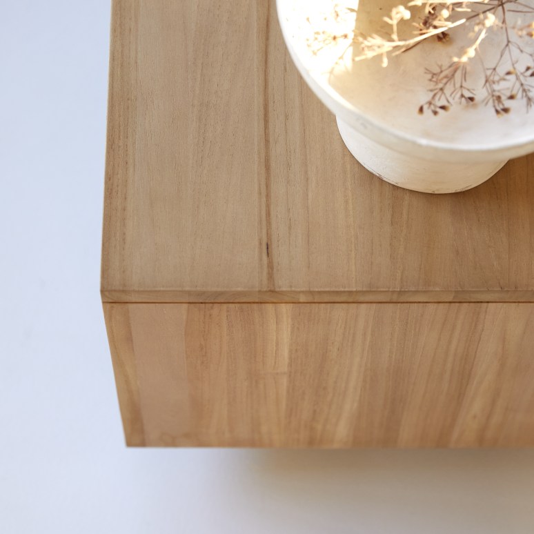 Anoa - Rectangular coffee table in solid teak