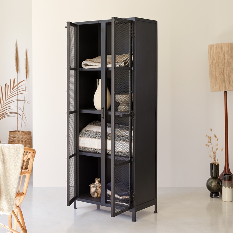 Cléo - Metal wire mesh cabinet
